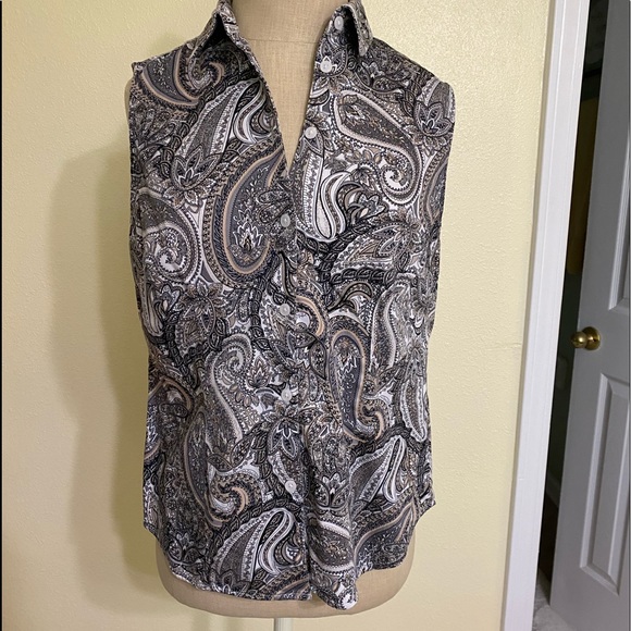 212 Collection Tops - Women’s Button Front Blouse